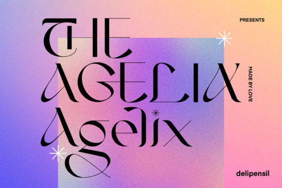 Agelix: A Clean Display Font for Elegant Craft & Product Design