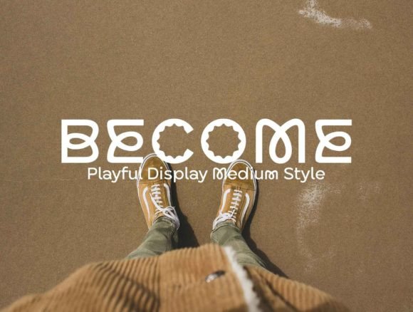 Become: A Display Font That Elevates Small Business Branding