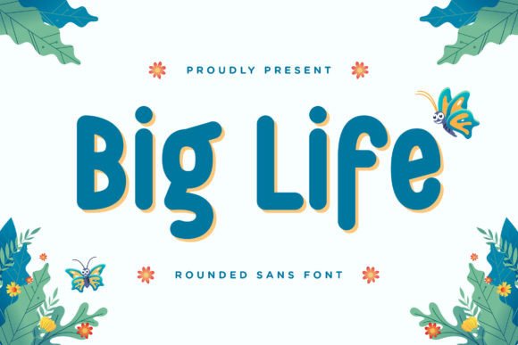 Big Life: A Rounded Display Font That Elevates Web Typography