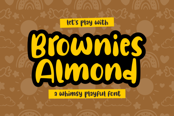 Brownies Almond: A Sweetly Expressive Display Font for Web Design
