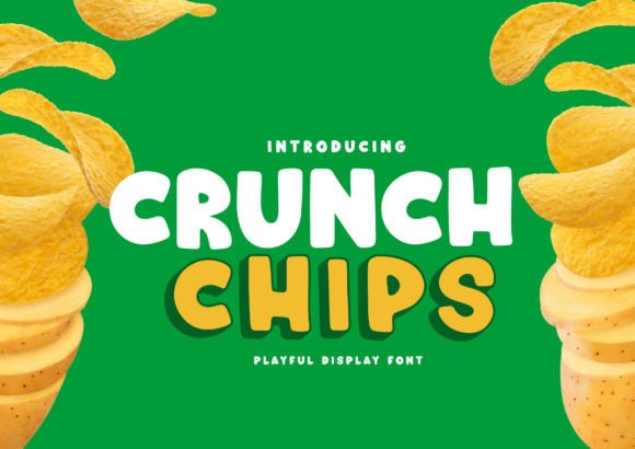 Crunch Chips: A Playful Display Font for Modern Web Design