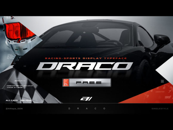 Draco Font: A Bold Display Typeface for Modern Business Branding