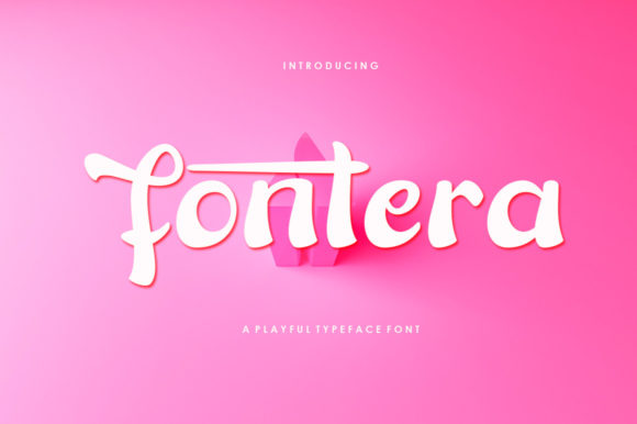Fonsera: A Stylish Display Font for Makers and Creative Sellers