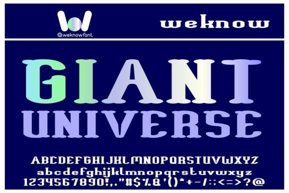 Giant Universe: A Bold Display Font for Modern Web Design Projects