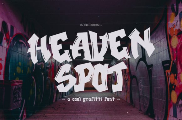 Heaven Spot: The Graffiti Typeface That Turns Campaigns Into Street Art