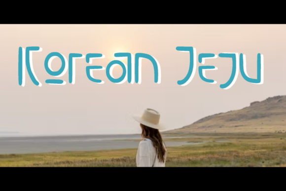 Korean Jeju: A Soft, Modern Display Font for Editorial Design