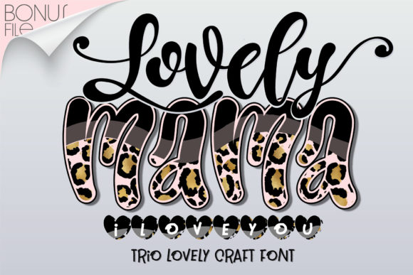 Lovely Mama I Love You Font: A Chic Typeface for Scroll-Stopping Marketing