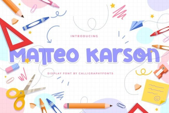 Matteo Karson: A Playful Display Font That Elevates Your Business Branding