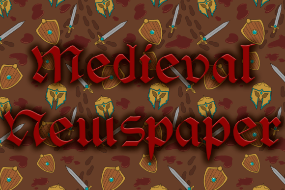Medieval Newspaper Font: A Display Typeface for Timeless Campaign Design