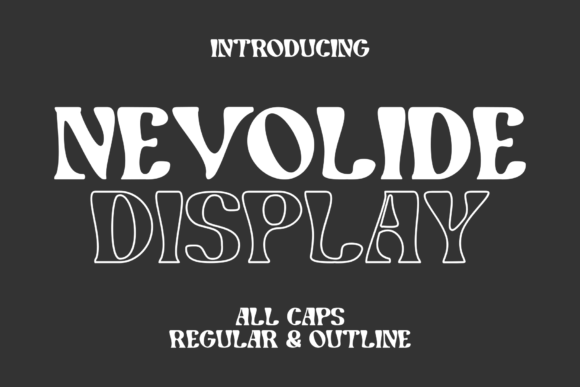 Nevolide: A Modern Display Font for Editorial Design and Digital Publishing