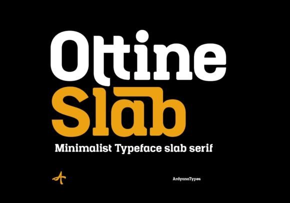 Ottine: A Bold Display Font for Modern Editorial Design