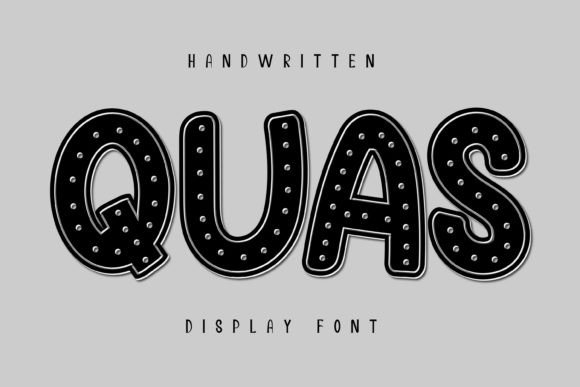 Quas: A Bold Display Font for Eye-Catching Campaign Visuals