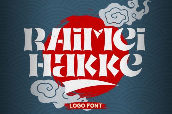 Raimei Hakke: A Japanese-Inspired Display Font for Makers and Creative Sellers