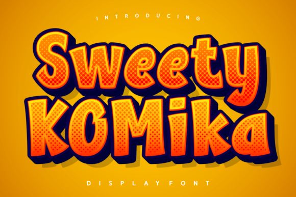 Sweety Komika: A Designer’s Go-To Display Font for Playful Branding