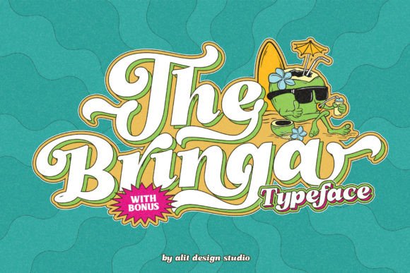 The Bringa: A Retro Display Font That Adds Personality to Brand Design