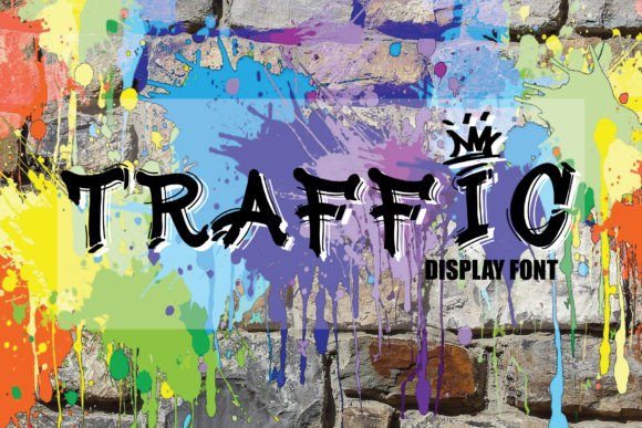 Traffic: A Fresh Urban Display Font for Modern Branding