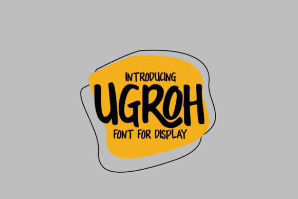 Ugroh: A Handwritten Display Font That Elevates Small Business Branding