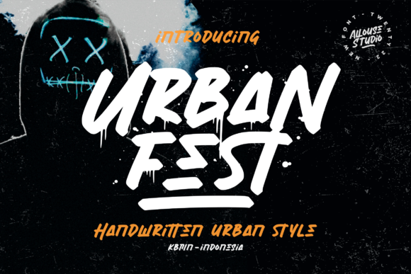 Urban Fest: A Modern Display Font for Bold Digital Branding