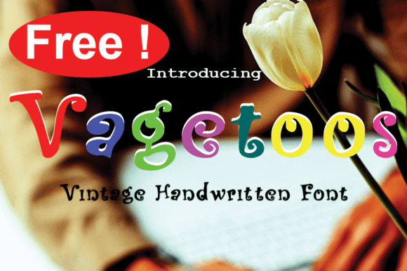 Vagetoos: A Whimsical Display Font That Brings Handmade Charm to Life