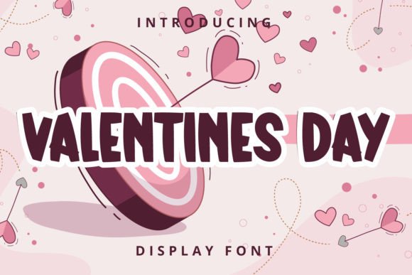 Valentines Day Font: A Playful Display Typeface for Joyful Branding Projects
