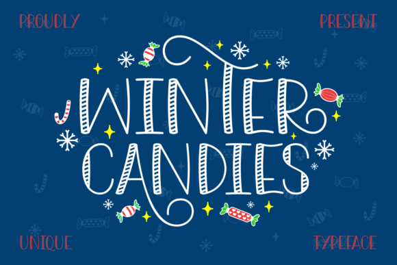 Winter Candies Font: A Designer’s Journey Through a Festive Branding Project