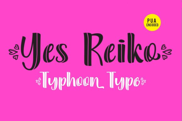 Yes Reiko: A Stylish Display Font for Modern Web Design Projects